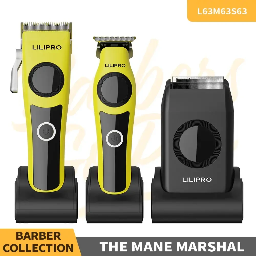 LILIPRO THE MANE MARSHAL Rechargeable Cordless Grooming Barber Combo with Brushless Motor and Magnetic Charging Base 1