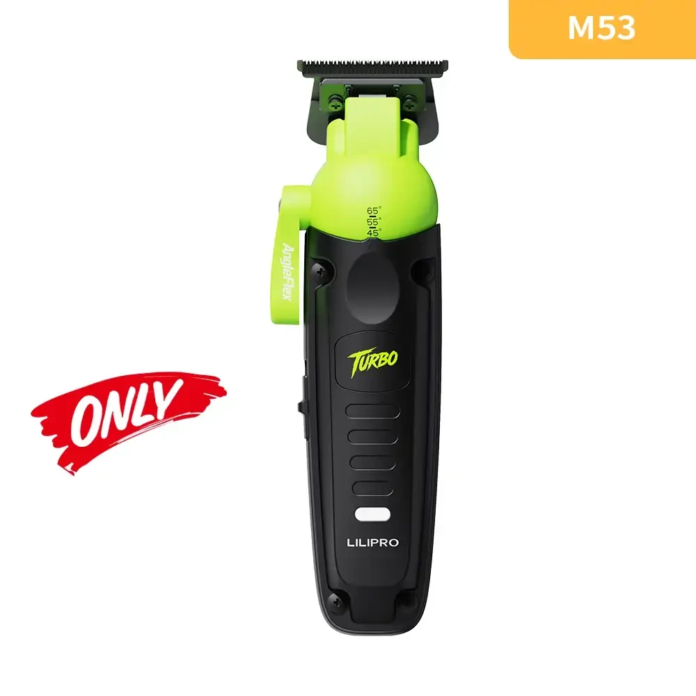 يوفر جهاز AngleFlex Trimmer للحلاقين زوايا شفرات قابلة للتعديل، وهو متوفر بكميات كبيرة لصالونات التجميل. LILIPRO M53 1