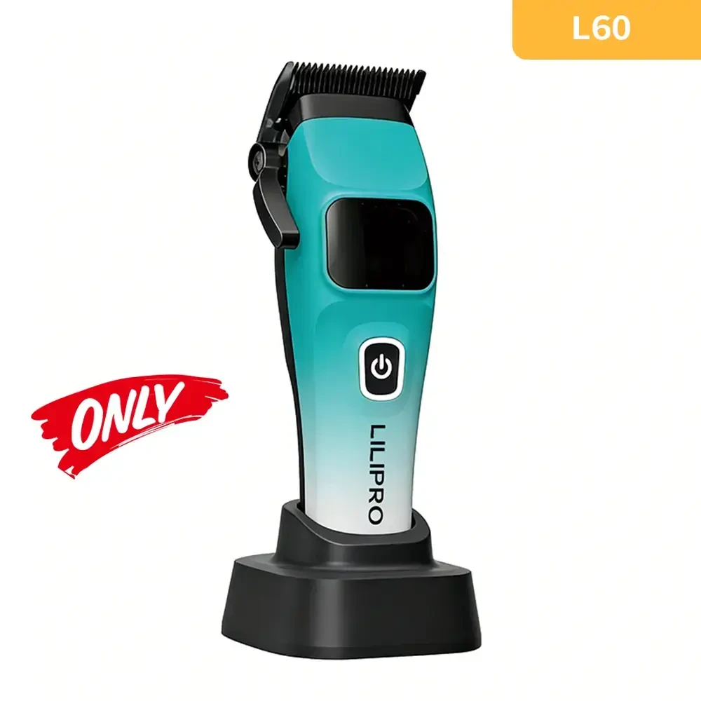 ماكينة قص الشعر الاحترافية LILIPRO L60 عالية السرعة لاسلكية 8500 دورة في الدقيقة، مورد صالونات الحلاقة للرجال 1