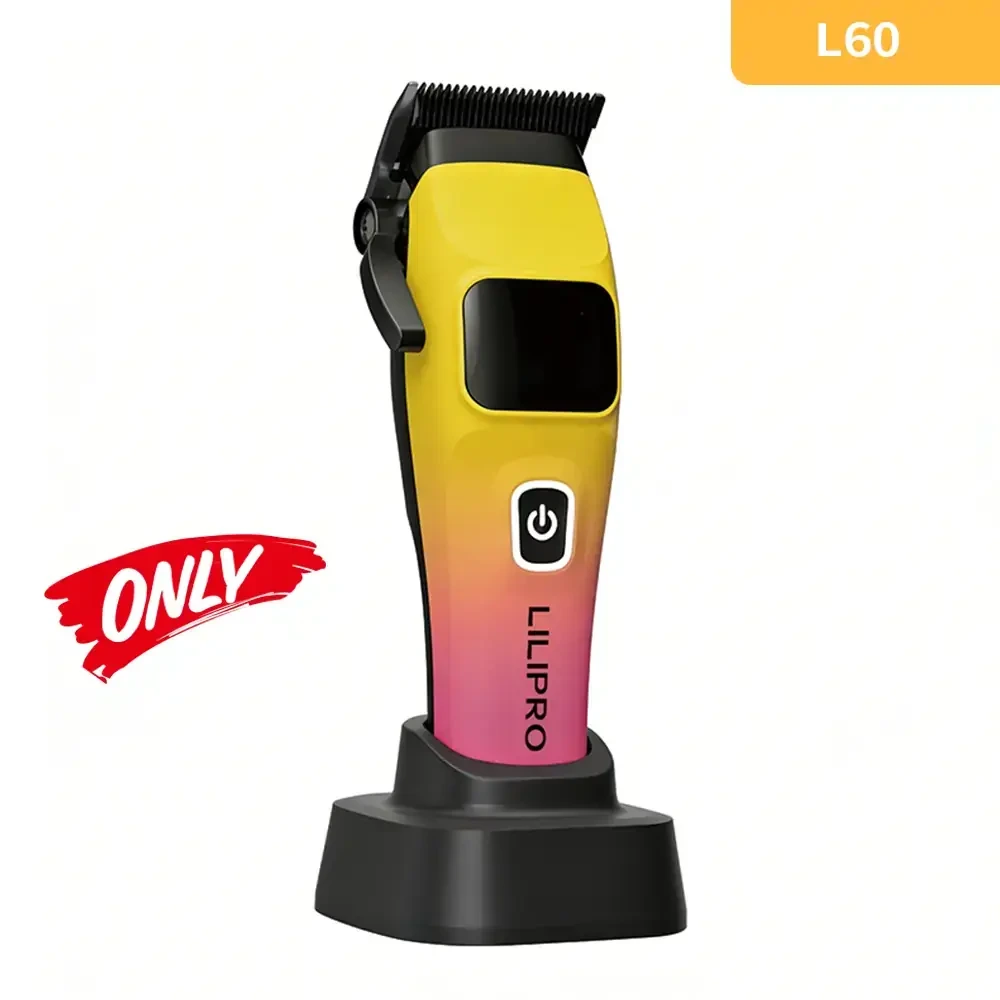 THE MANE MARSHAL LILIPRO L60 High Speed Professional Hair Clipper for Men Rechargeable Barber Tool Wholesale 1