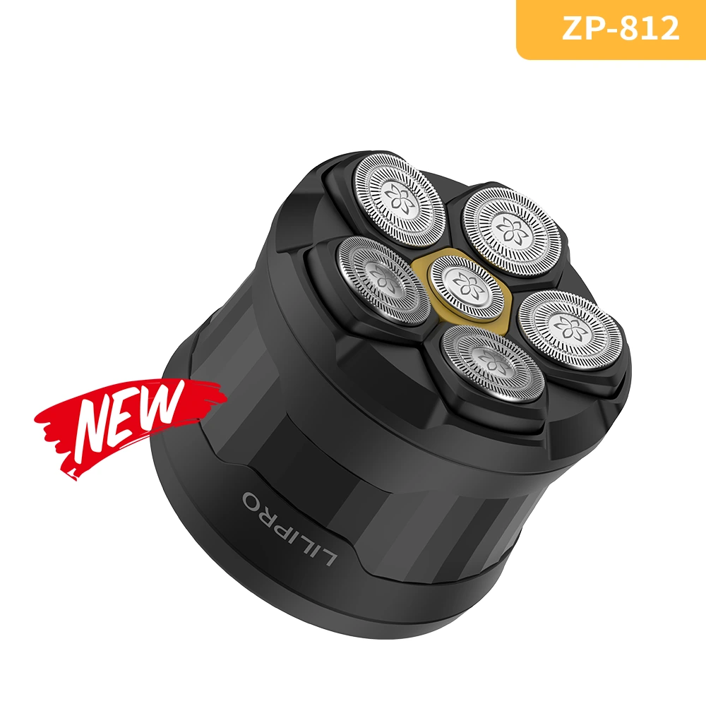 Afeitadora eléctrica para la cabeza, ideal para hombres calvos, para el cuidado de la barba y el cuerpo. Modelo LILIPRO ZP-812. 1