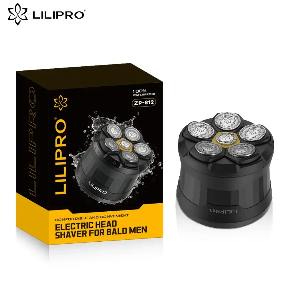 Electric Head Shaver for Bald Men Beard Hair Body Grooming for Wholesale Buyers LILIPRO ZP-812 1