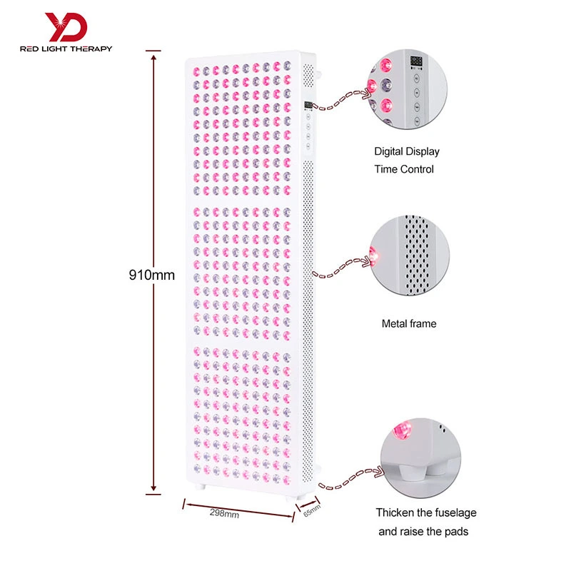 X-1500 630nm 660nm 810nm 830nm 850nm تخصيص لوحة جهاز كامل الجسم العلاج بالأشعة تحت الحمراء الحمراء 1