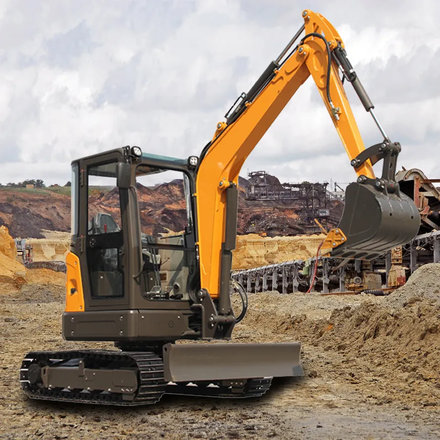 Small Excavator Supplier Blue by Fullwin Machinery 2