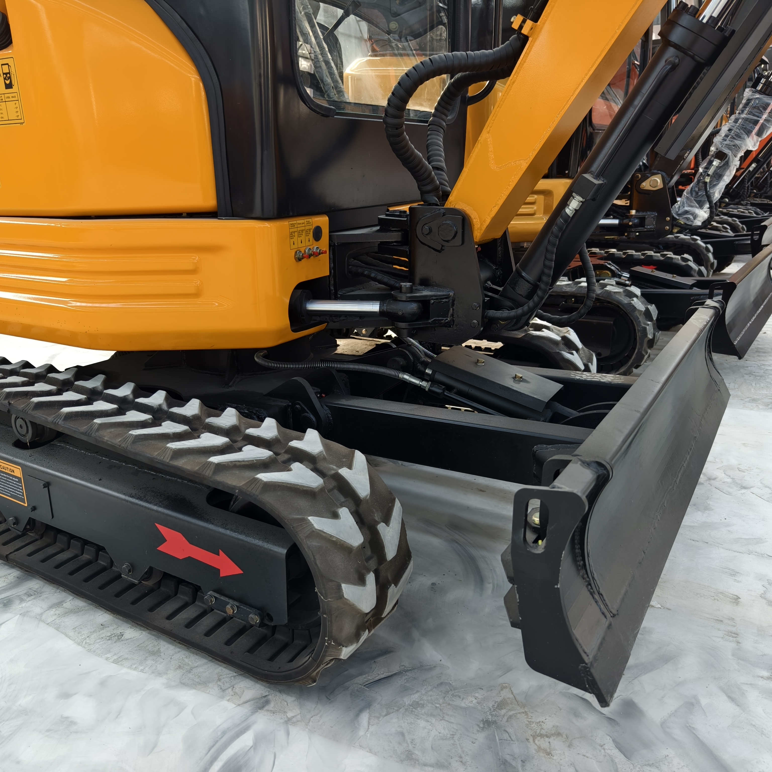 Micro Mini Digger Petites machines de construction Excavatrices Excavatrice sur chenilles 5