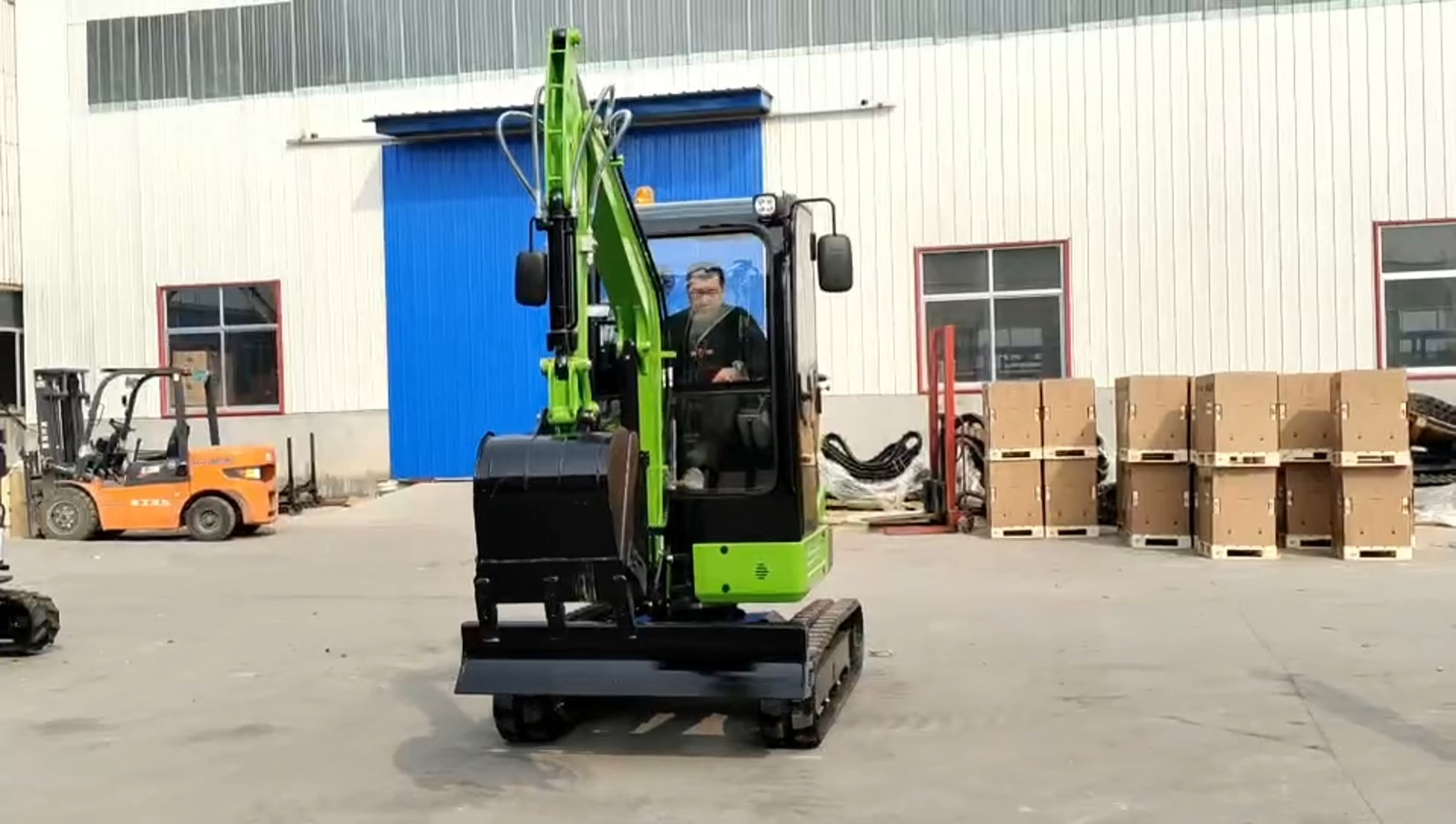 Micro Mini Digger Petites machines de construction Excavatrices Excavatrice sur chenilles 1