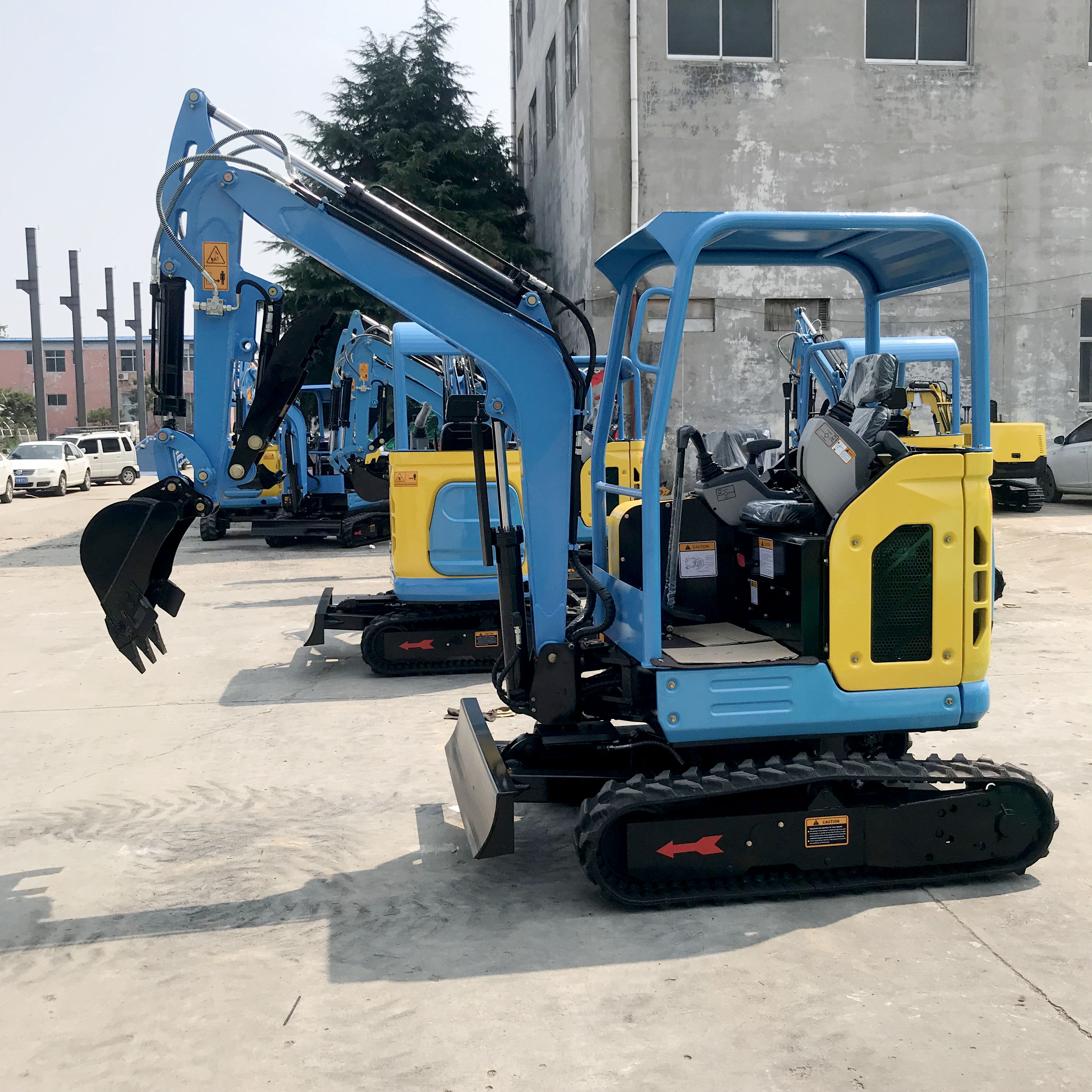 CE EPA Euro5 Fullwin 2.6 Ton Mini Excavator en venta 7