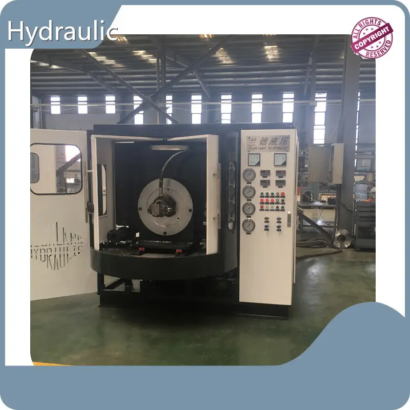 Universal Hydraulic Test Stand Low Speed Motor Test - - Highland Hydraulic 1