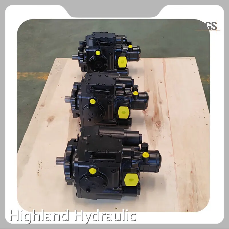 Axial Displacement Pump Plywood Case by Highland Hydraulic 1
