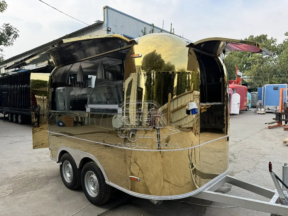 Rimorchio per alimenti mobile di piccole dimensioni a prezzo di fabbrica 2