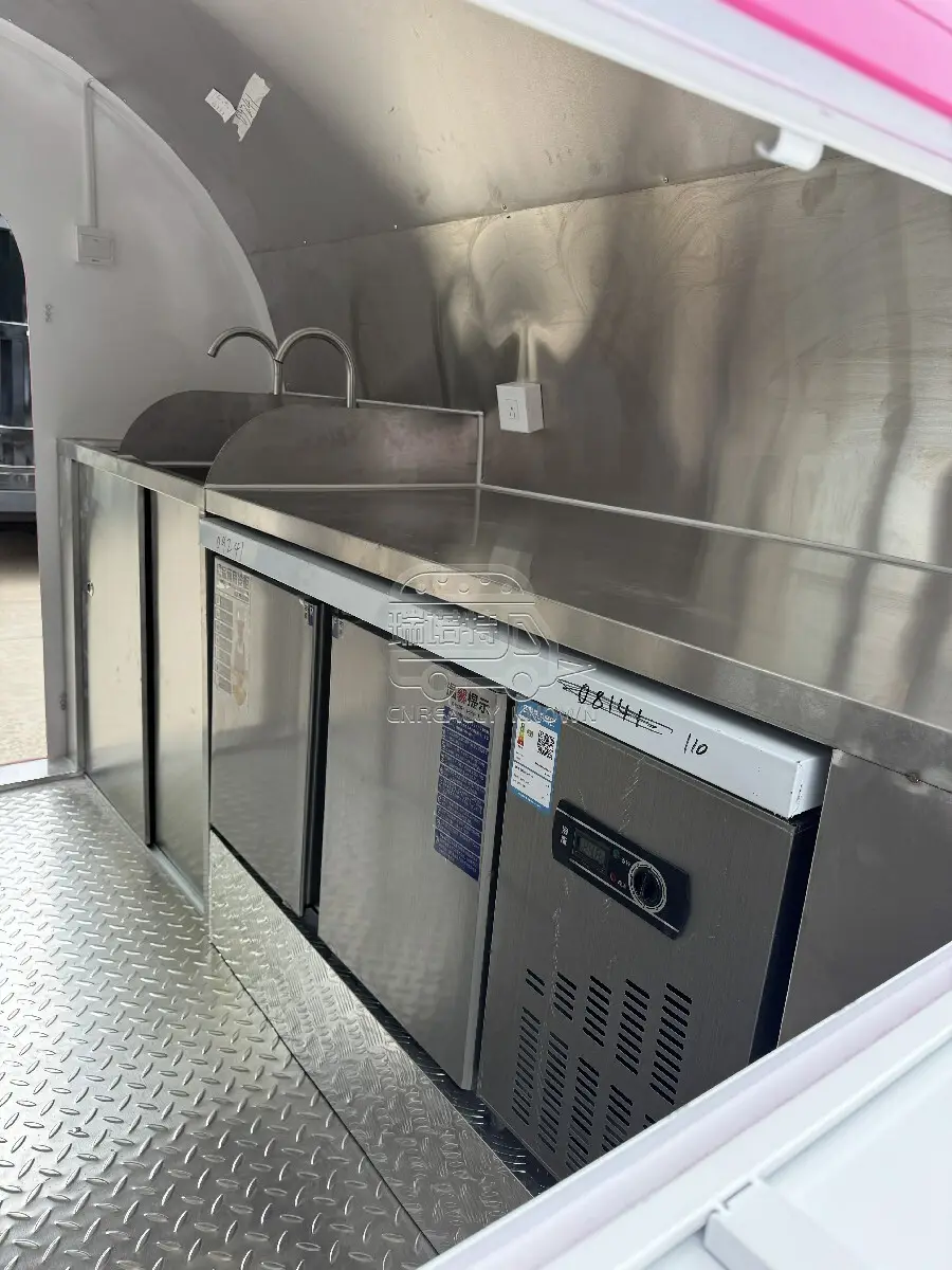 Fabricante de trailers de comida para caravanas de boa venda 10