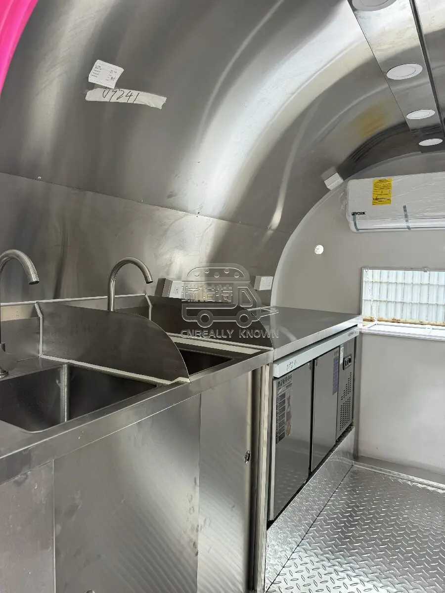 Fabricante de trailers de comida para caravanas de boa venda 12