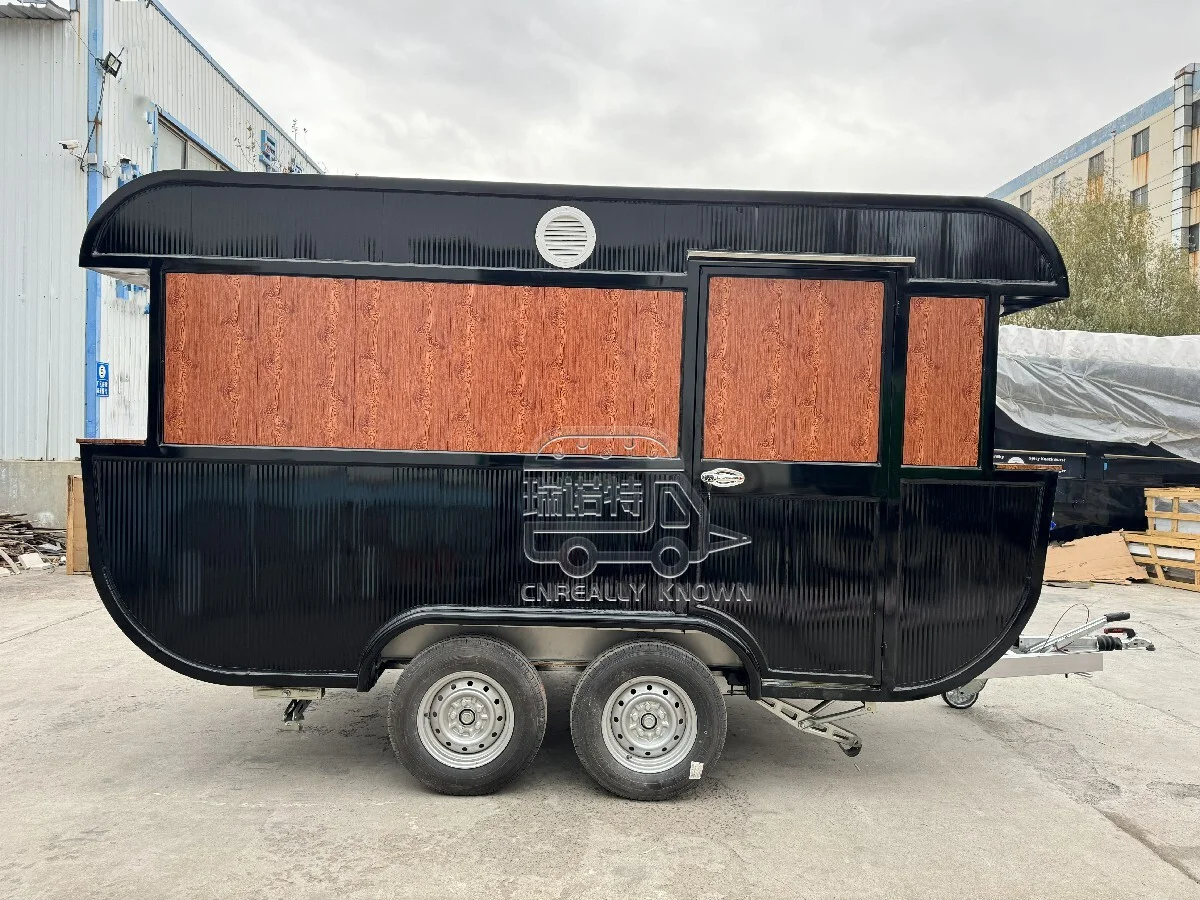 Aangepaste bootvormige voedseltrailer | Mobile Food Truck Factory 1