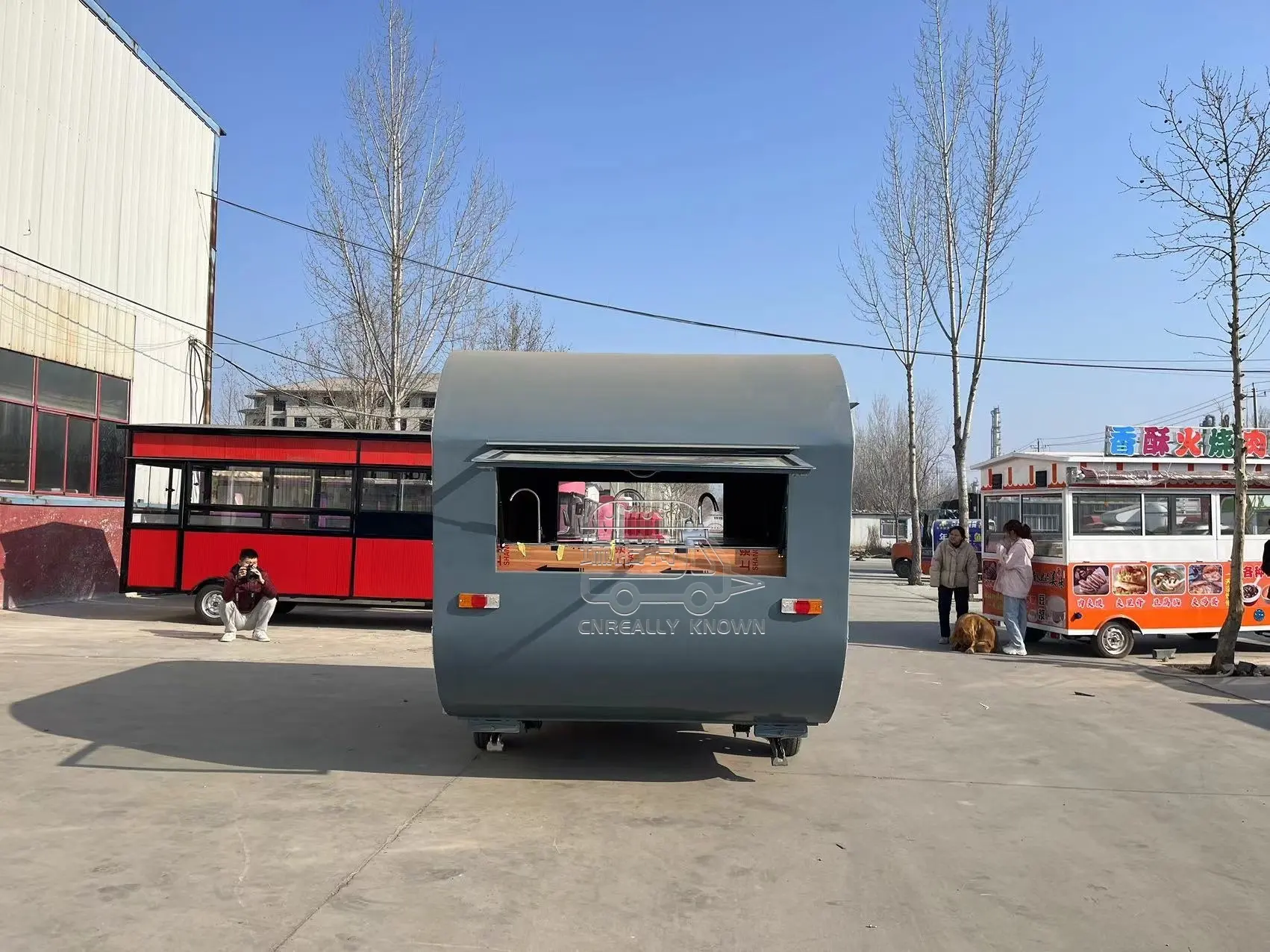 Rimorchio per alimenti attrezzato molto conosciuto in vendita dalla Cina 4