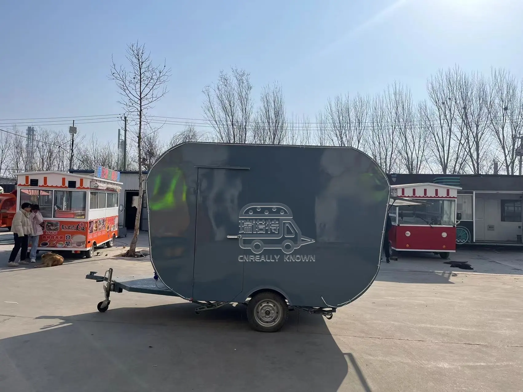 Rimorchio per alimenti attrezzato molto conosciuto in vendita dalla Cina 2
