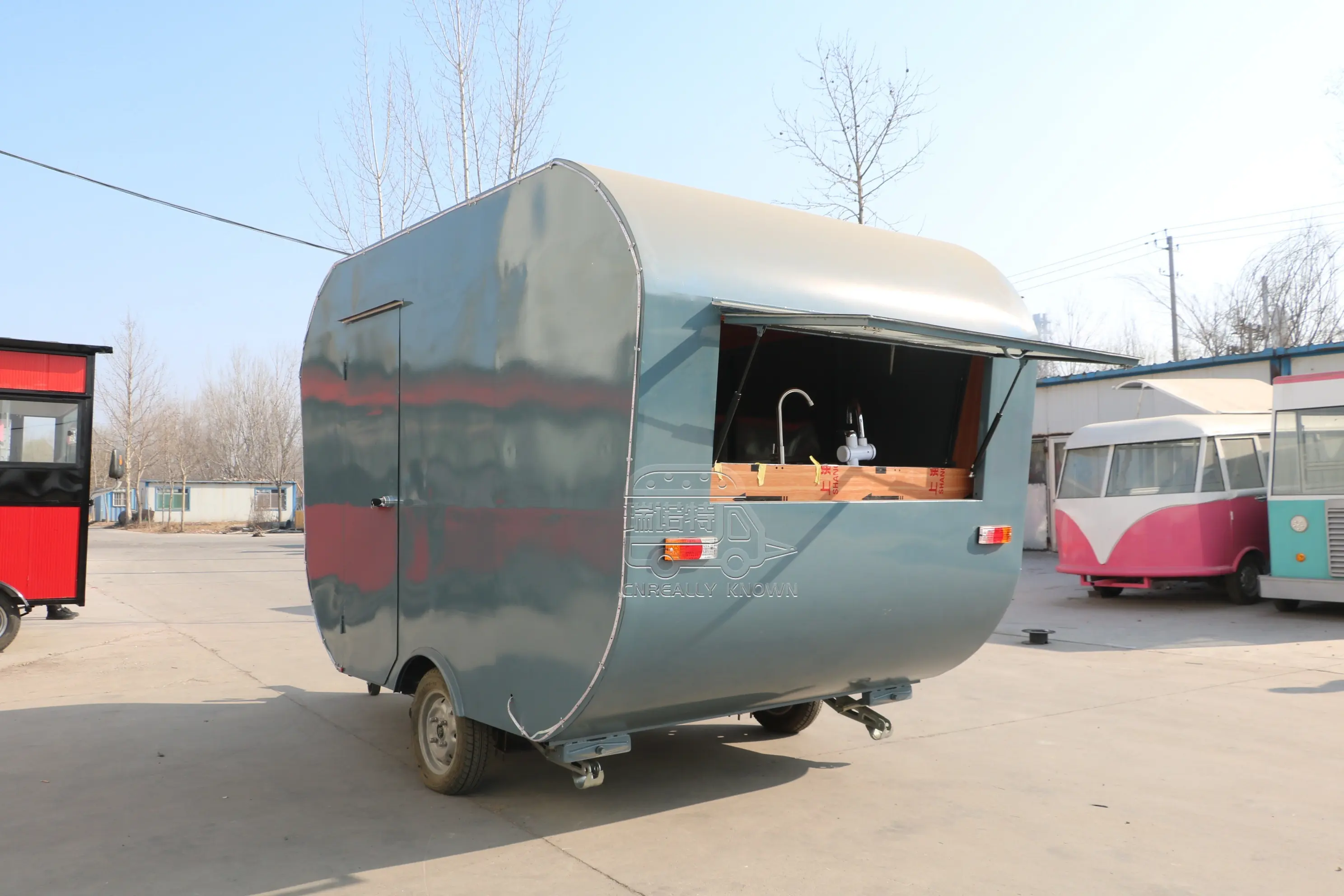 Rimorchio per alimenti attrezzato molto conosciuto in vendita dalla Cina 7