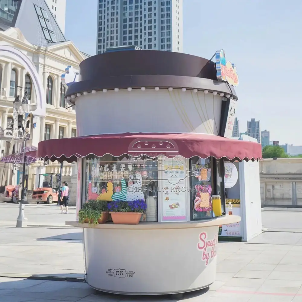 Trailers de alimentos personalizados de alta qualidade para venda fabricante 4