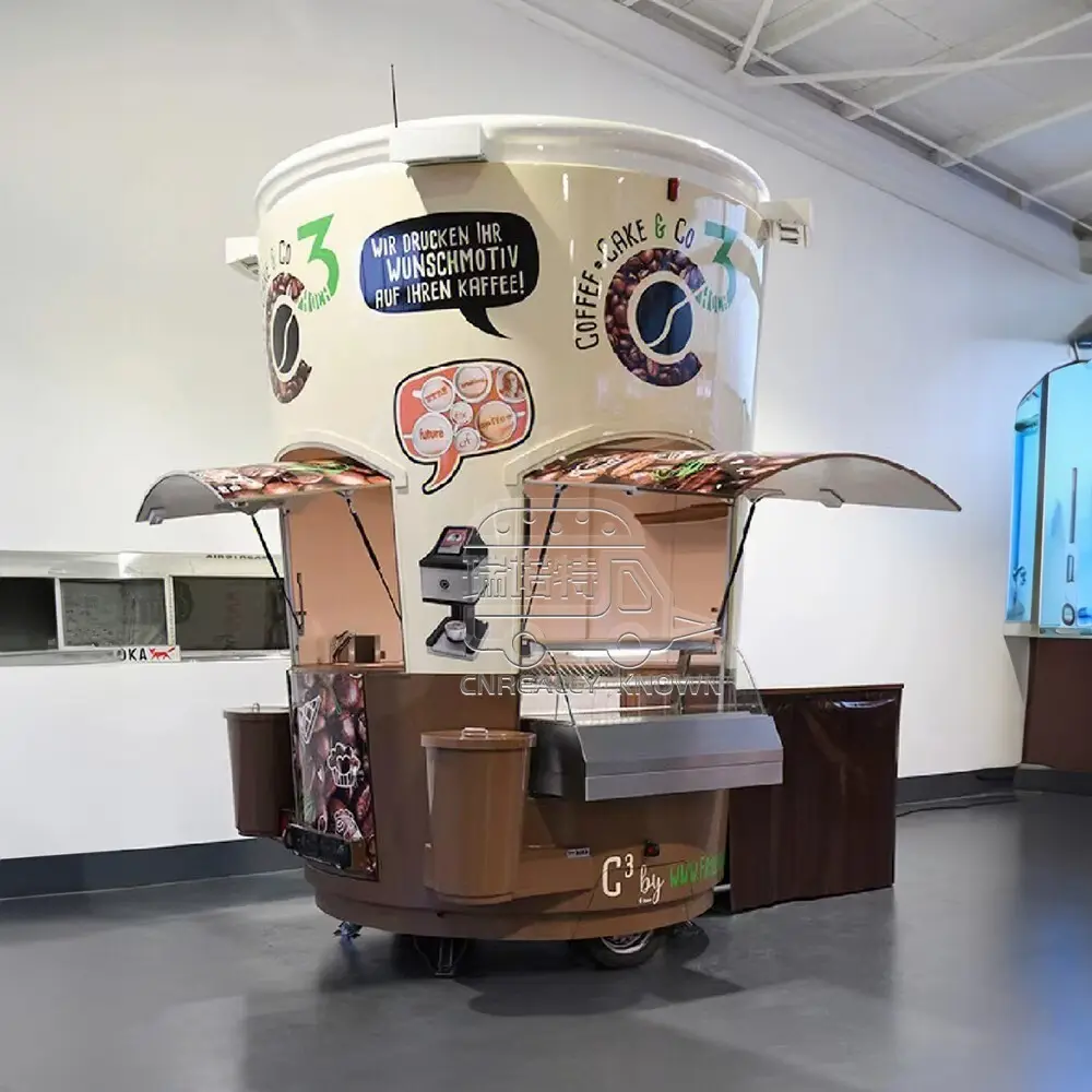 Trailers de alimentos personalizados de alta qualidade para venda fabricante 2