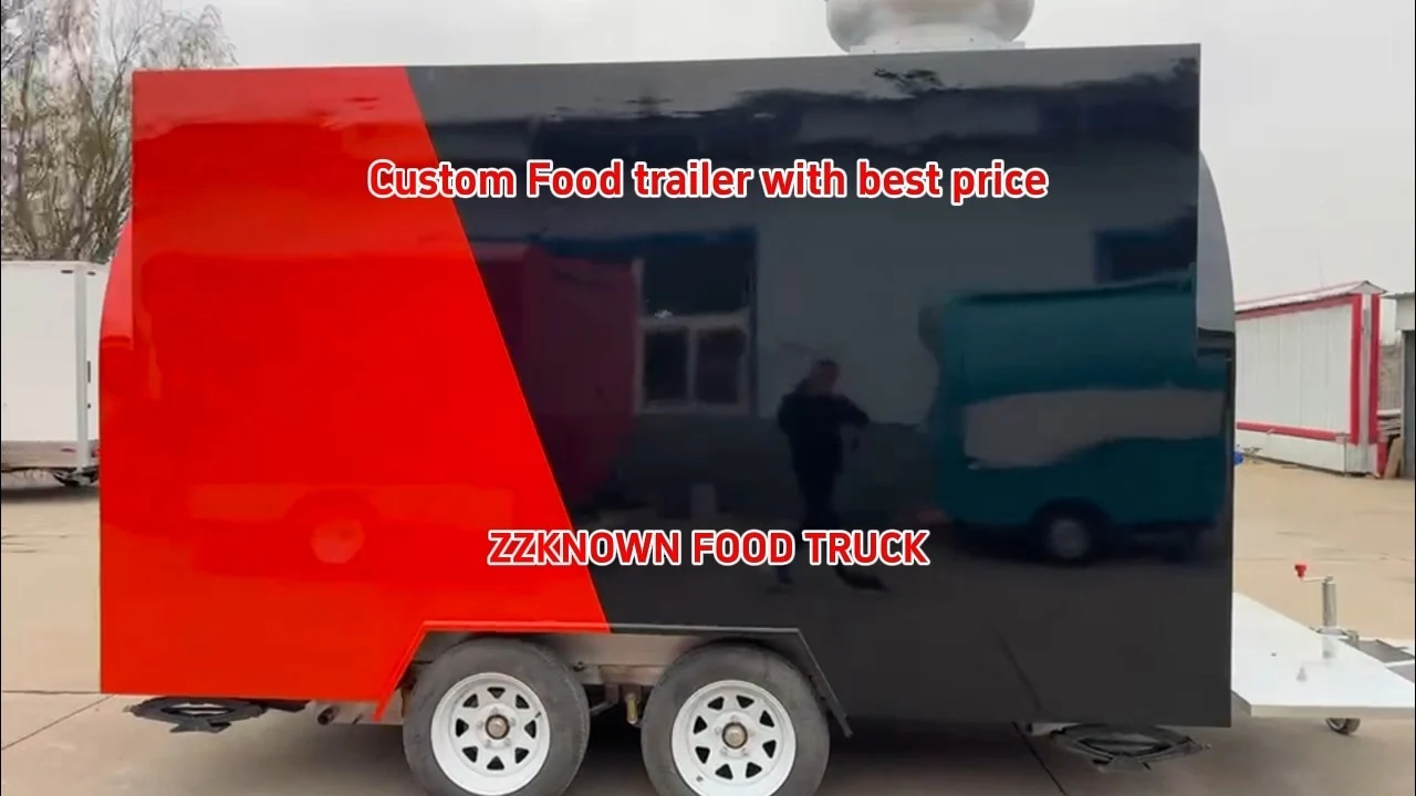 Compacte roestvrijstalen foodtruck met luifel - de ideale mobiele oplossing voor zomerfoodservice 1