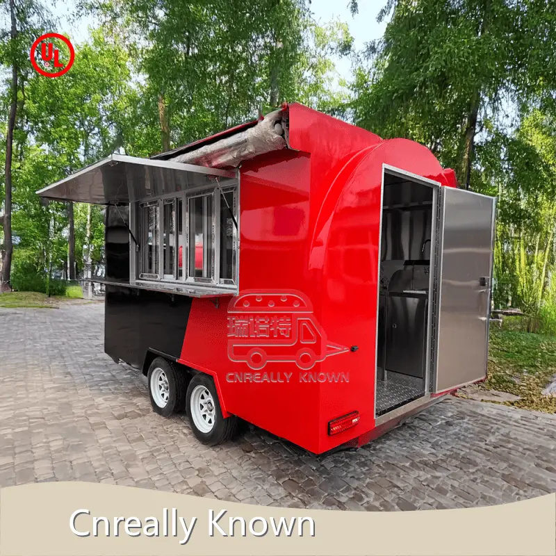 Cnreally Known China Food Trailer CE /DOT/ VIN/ ISO China Food Trailersupplier 1