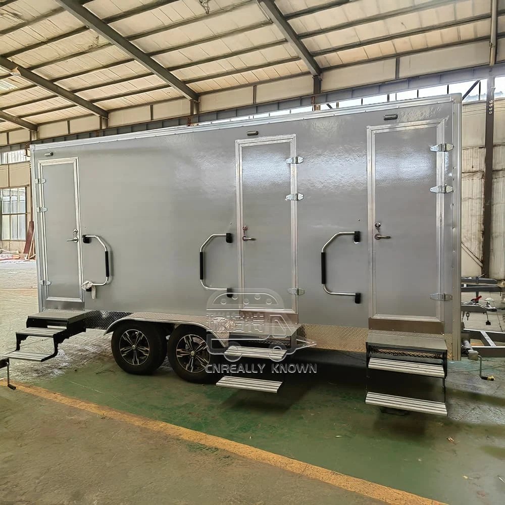 ECONOMIC STYLE PORTABLE TRAILER RESTROOM KN-500CS 1