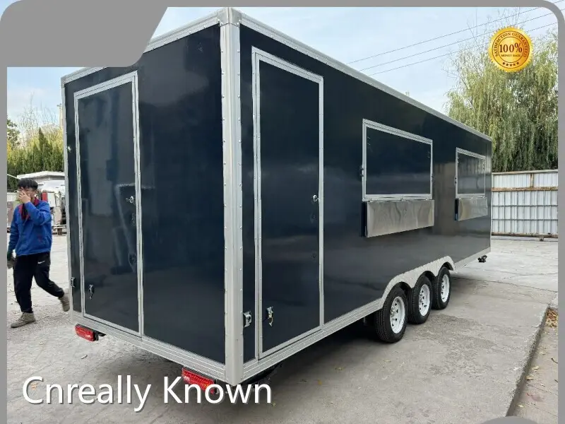 High Quality Loaded Food Trailer for Sale Supplier 1