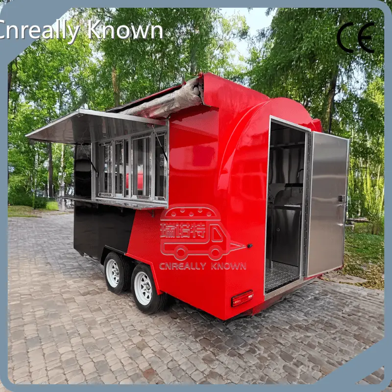 Cnreally Known Mobile Kitchen Food Trailer YES Mobile Kitchen Food Trailermanufacturer 1