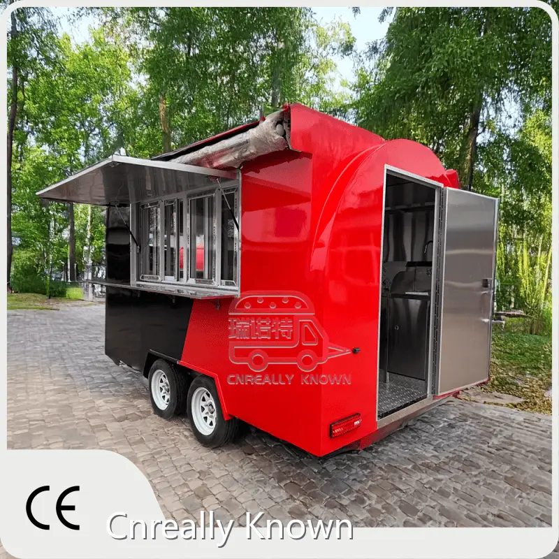 Mini remorque alimentaire CE /DOT/ VIN/ ISOcompany 1