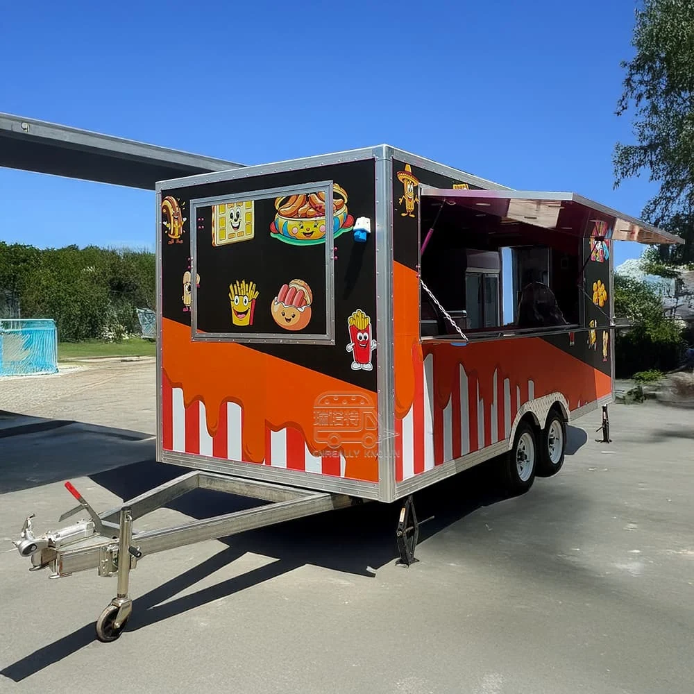Custom 5M Purple Premium Food Truck: Complete Mobile Kitchen Solution 1