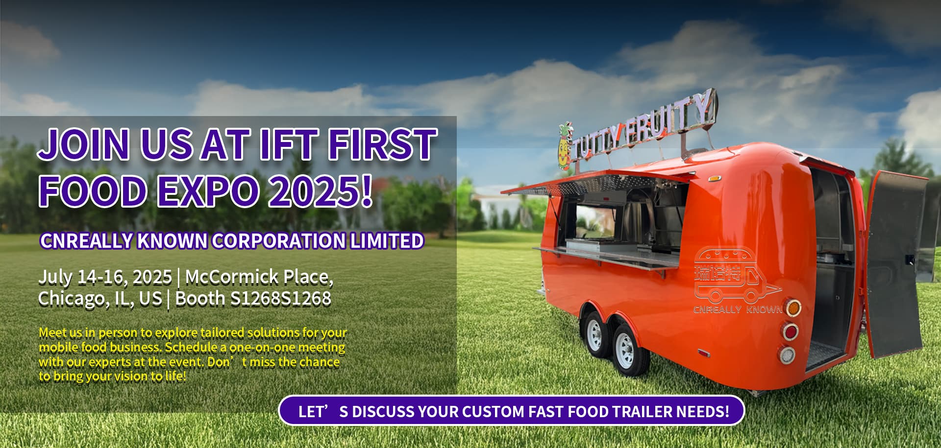High quality mobile fast food truck
