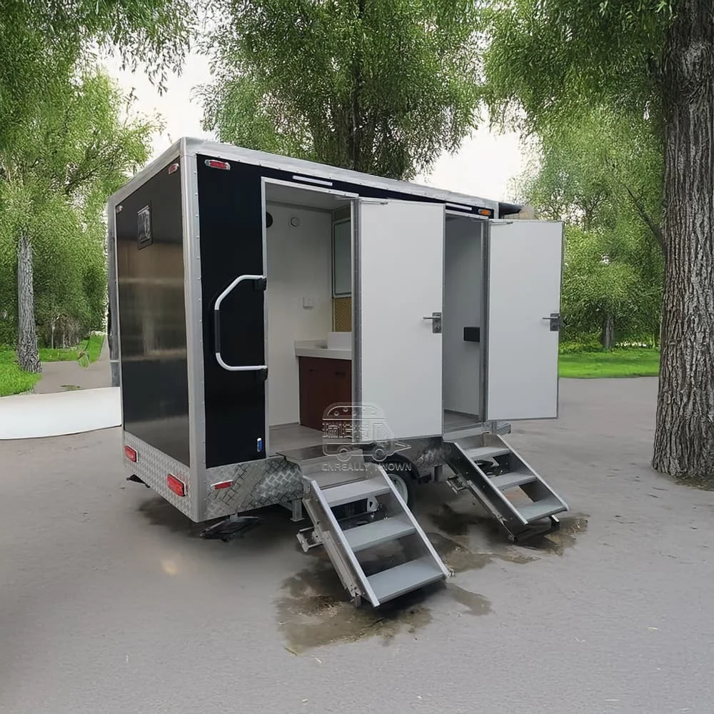 portable toilet trailer