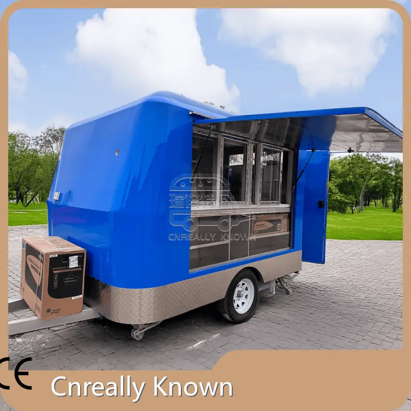 Food Trailer Brand New Food Trailers for Sale YES CE/DOT/VIN/ISO Company 1