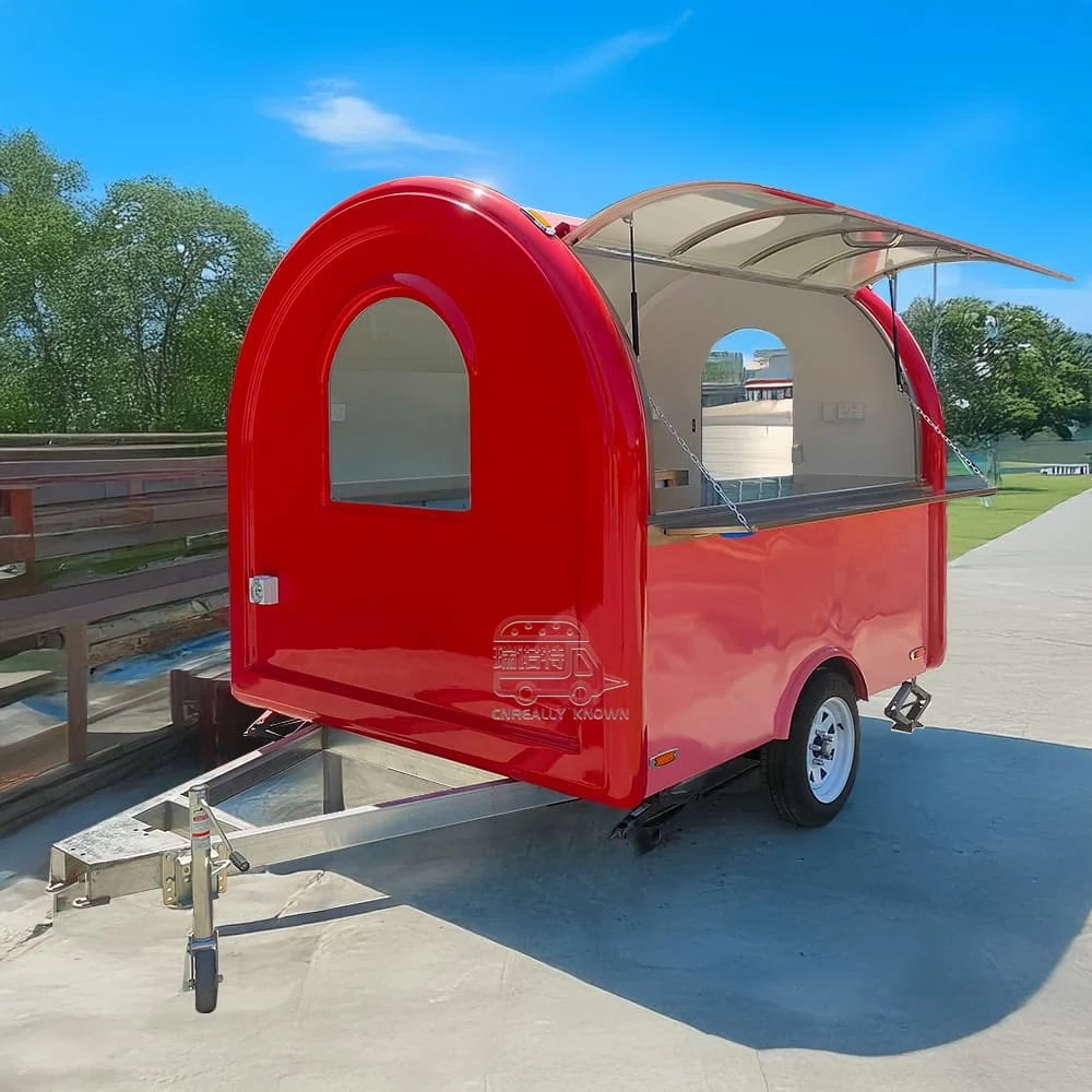 Fiberglass Snack Trailer for Australia | Custom 2.5m Mobile Food Cart by CNREALLY KNOWN 1