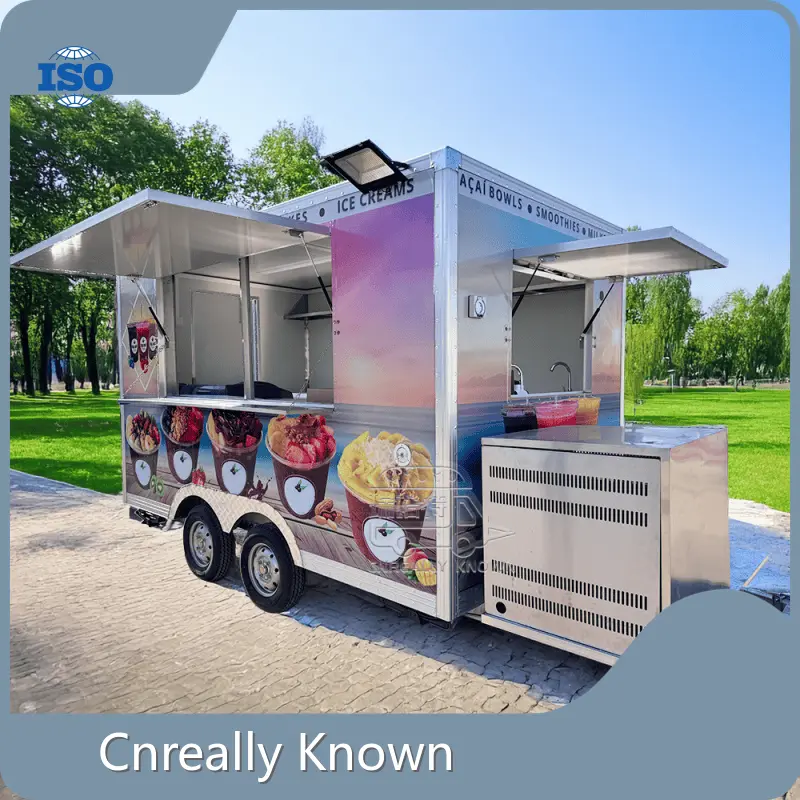 封閉式食品拖車出售移動拖車批發 - Cnreally Known 1