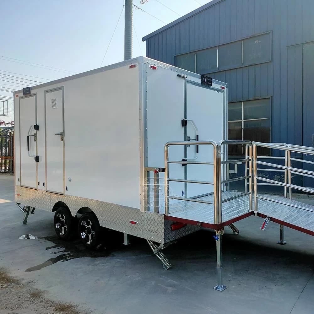 Handikapptoalettvagn till salu | OEM mobila sanitetsvagnar 1