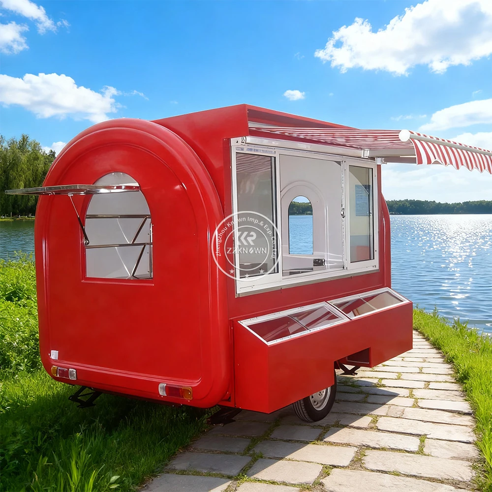 Langlebiger Snackwagen für das Lebensmittelgeschäft | Mobiler Verkaufswagen 1