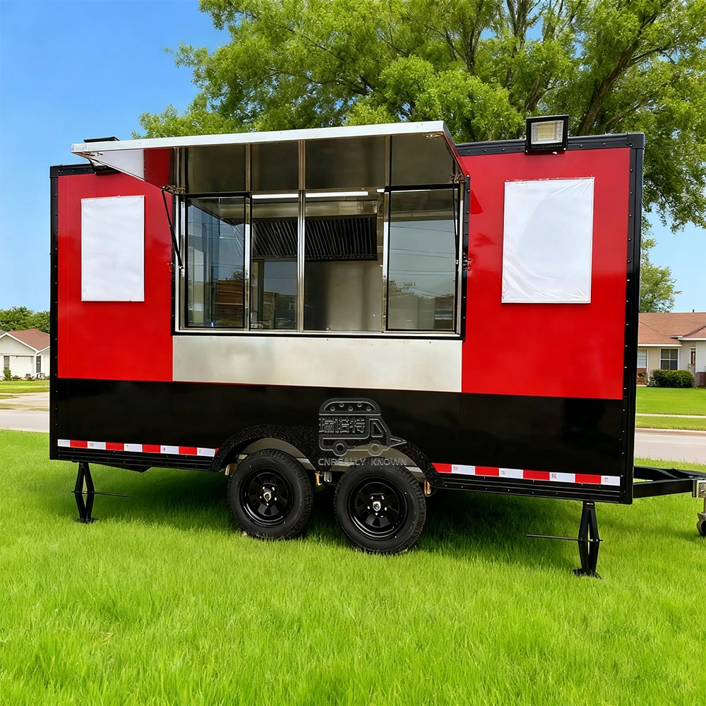 Custom Food Trailer for Sale | Coffee, Burger, and Ice Cream Concession Trailers 1