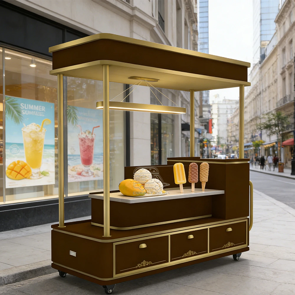 Luxus-Dessert-Präsentationswagen