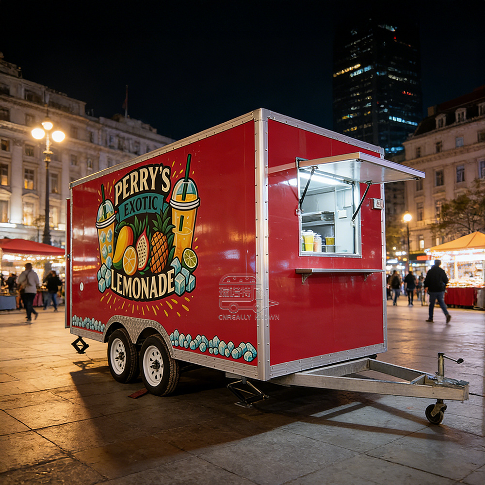Lemonade Trailer Layout Custom 4M Mobile Lemonade Trailer | Cnreally Known