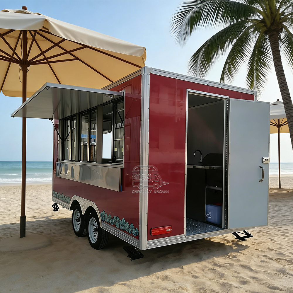 Lemonade Trailer Layout Custom 4M Mobile Lemonade Trailer | Cnreally Known