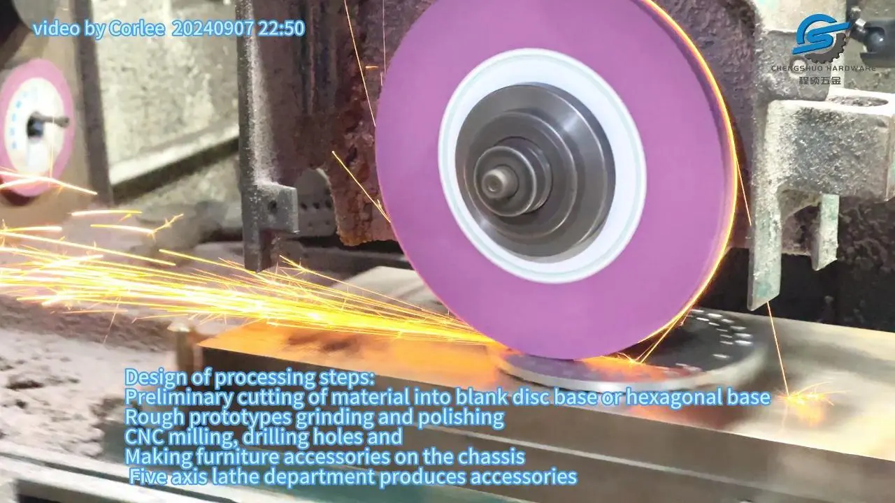 Kundenspezifisches CNC-Bearbeitungsprodukt für die Faserschleifvorrichtung für Kleinteile 1