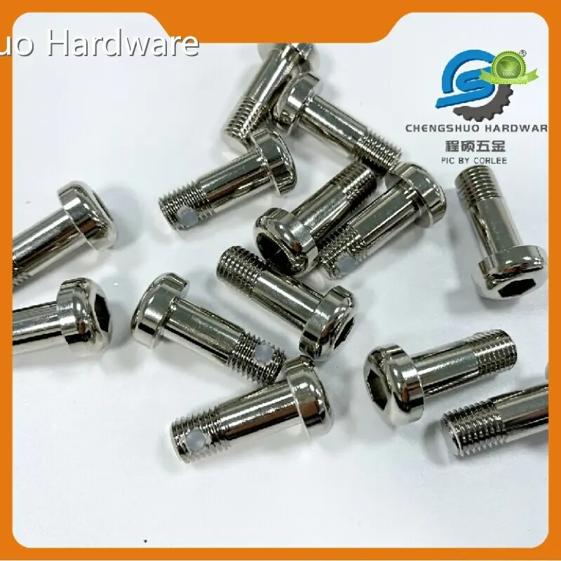 Brass Precision Turned Components Stainless Steel by Chengshuo Hardware 1