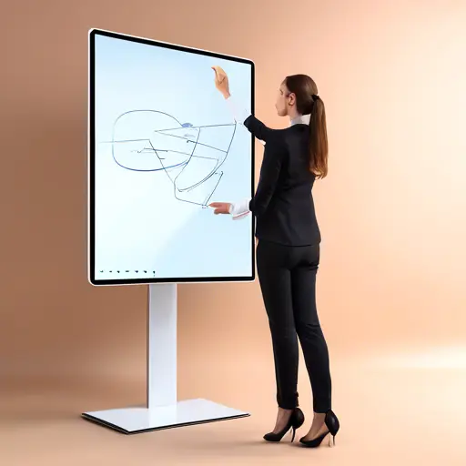 Pizarra interactiva con pantalla táctil 1