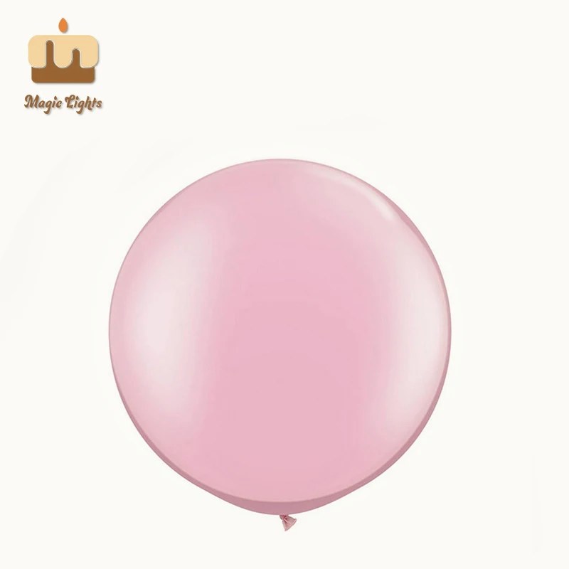 5 Inch Plain Latex Party Balloons by Magic Lights 1