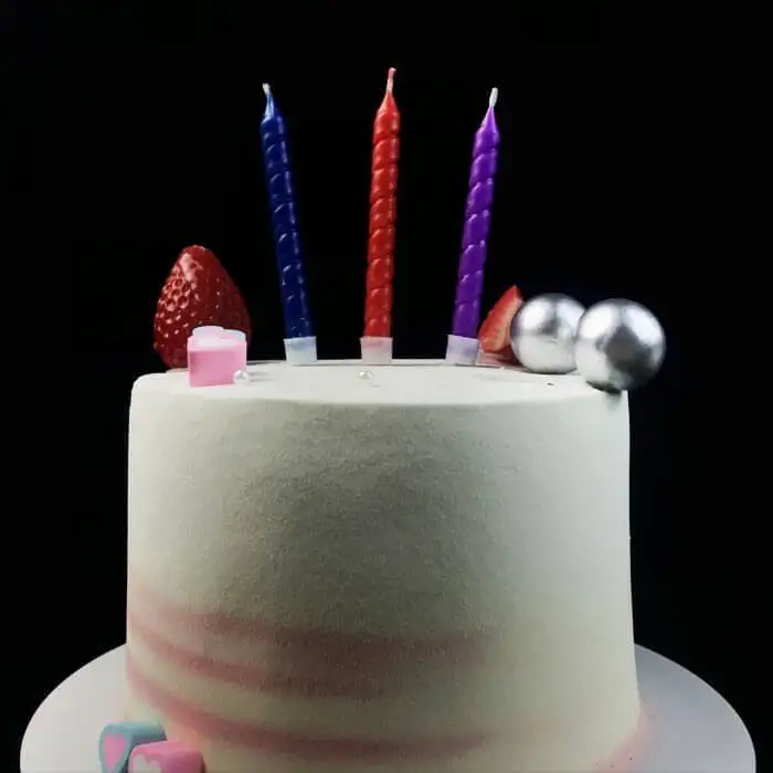 Rainbow Spiral Birthday Cake Candle From China 1