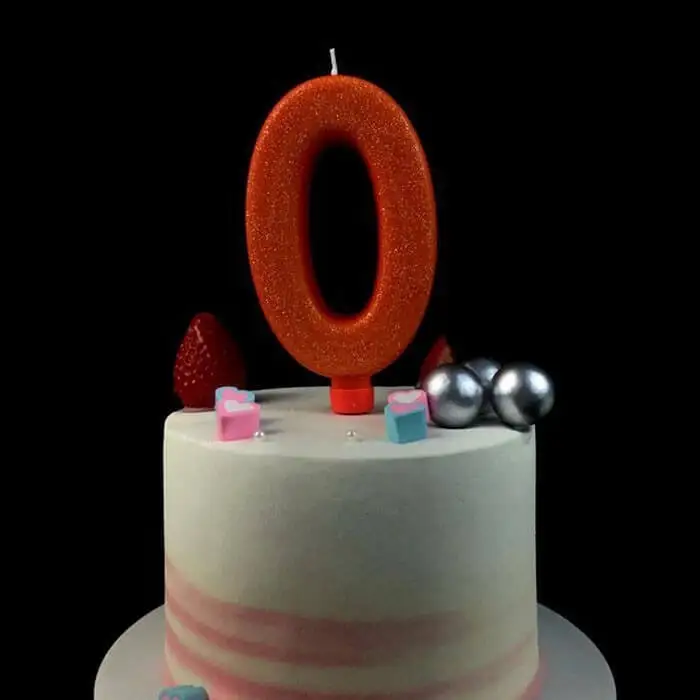 Special Jumbo Birthday Party Number Shaped Candle For Cakes 1