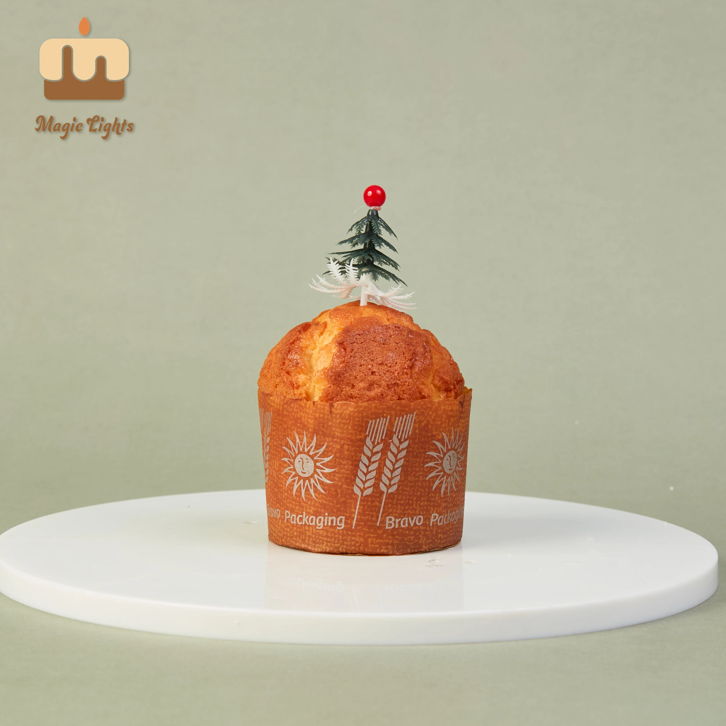 Christmas Tree Cupcake Topper Picks pour la fête 1