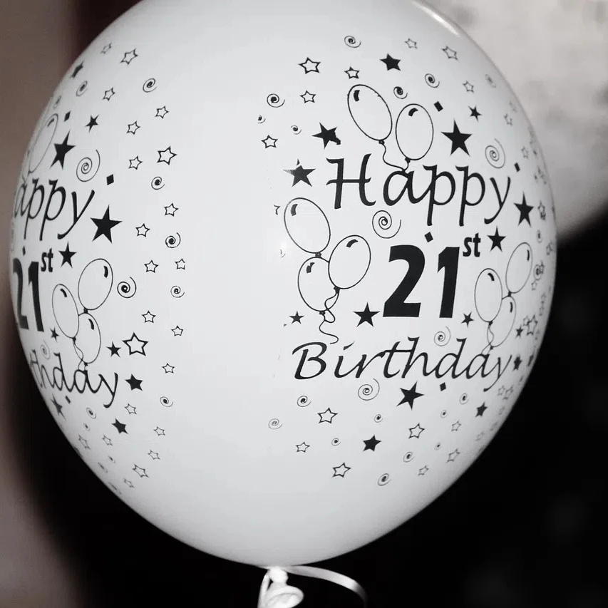Luci magiche buon compleanno palloncini in lattice per ragazze decorazioni per feste di compleanno 1