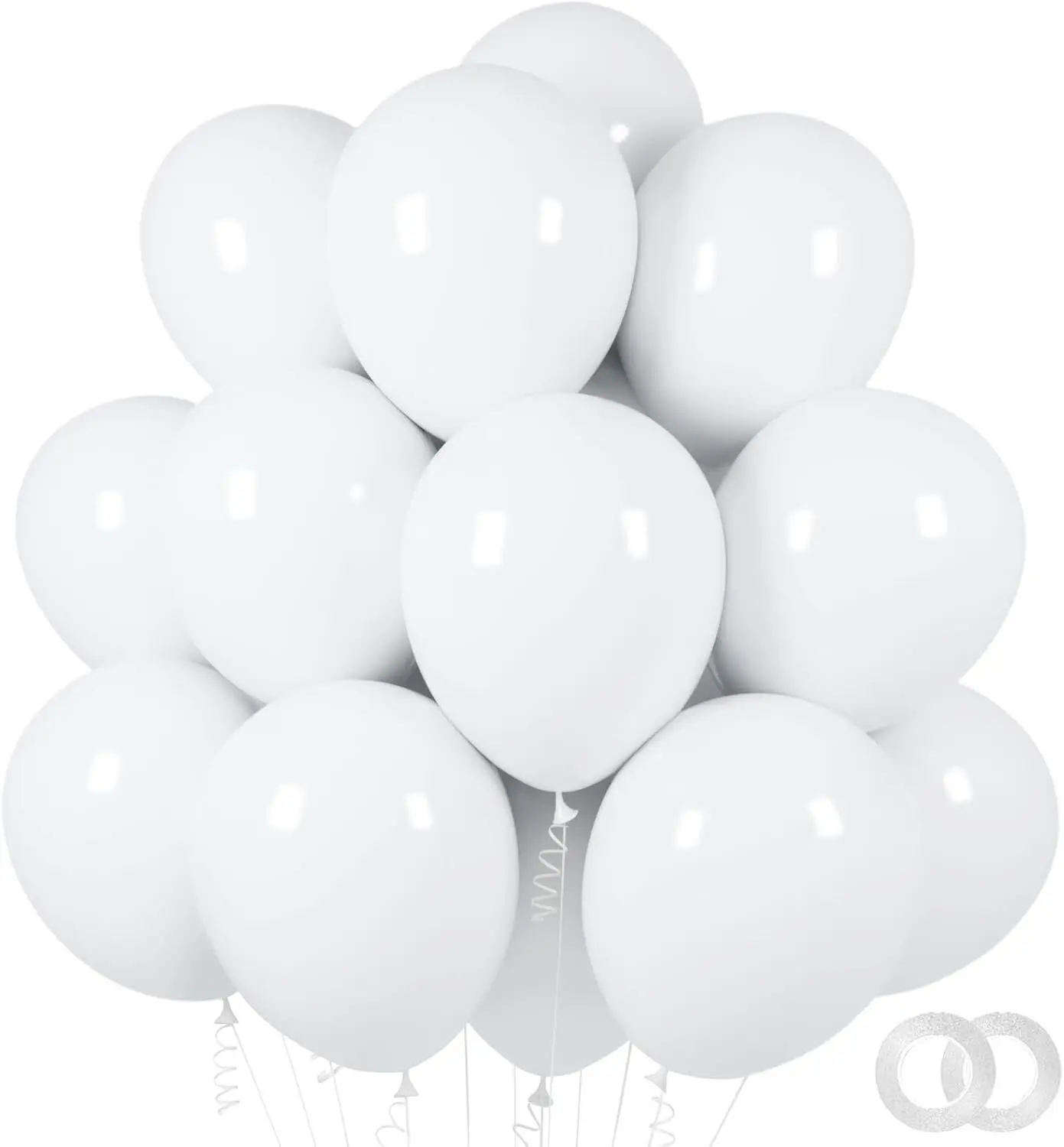 Luci magiche palloncini in lattice bianco per la festa di compleanno del matrimonio decorazioni per l'anniversario di fidanzamento baby shower 1