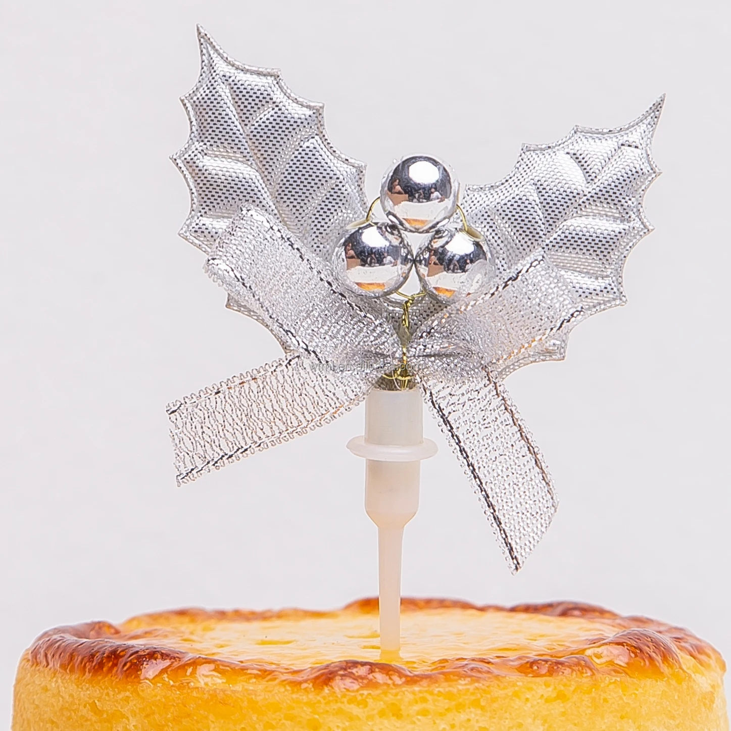Christmas Silver Cake Picks for Decorating By Magic Lights 1